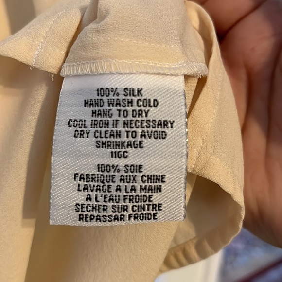 Eileen Fisher cami beige/cream Size L - Picture 3 of 4